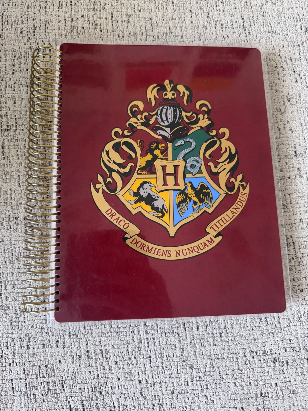 Harry Potter Hogwarts Notebook Planner - with Sticker Book & Dobby Paperclip